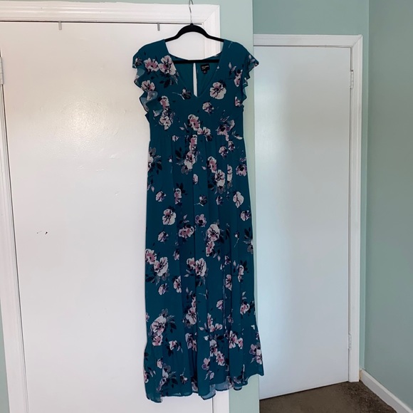 free press Dresses & Skirts - Free Press maxi floral cap sleeve dress